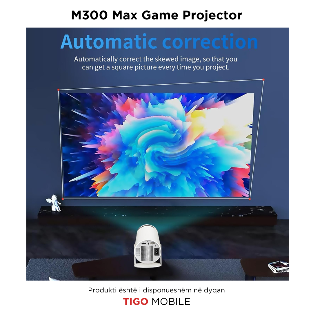 Projektor - M300 Max Game Projector Retro - 2in1 Professional Chip