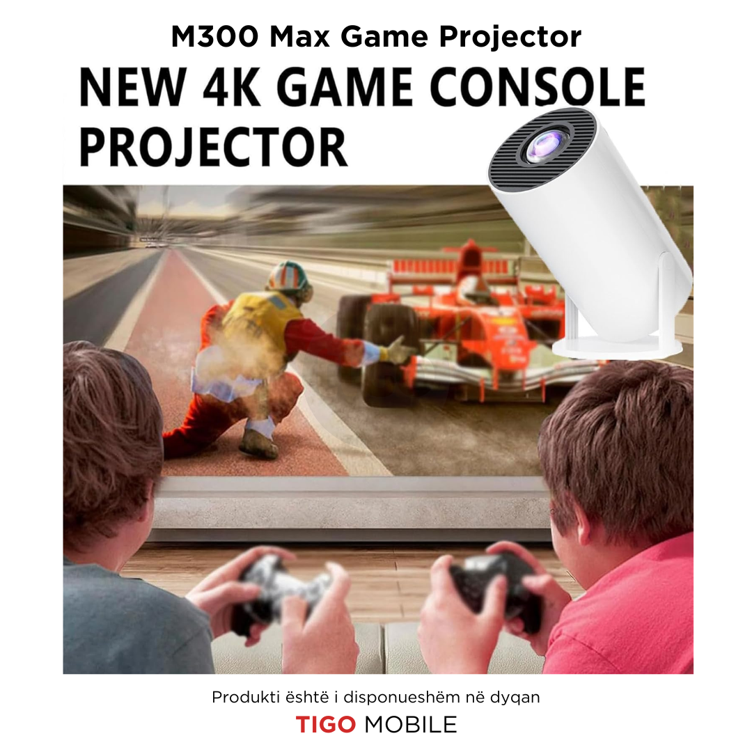 Projektor - M300 Max Game Projector Retro - 2in1 Professional Chip