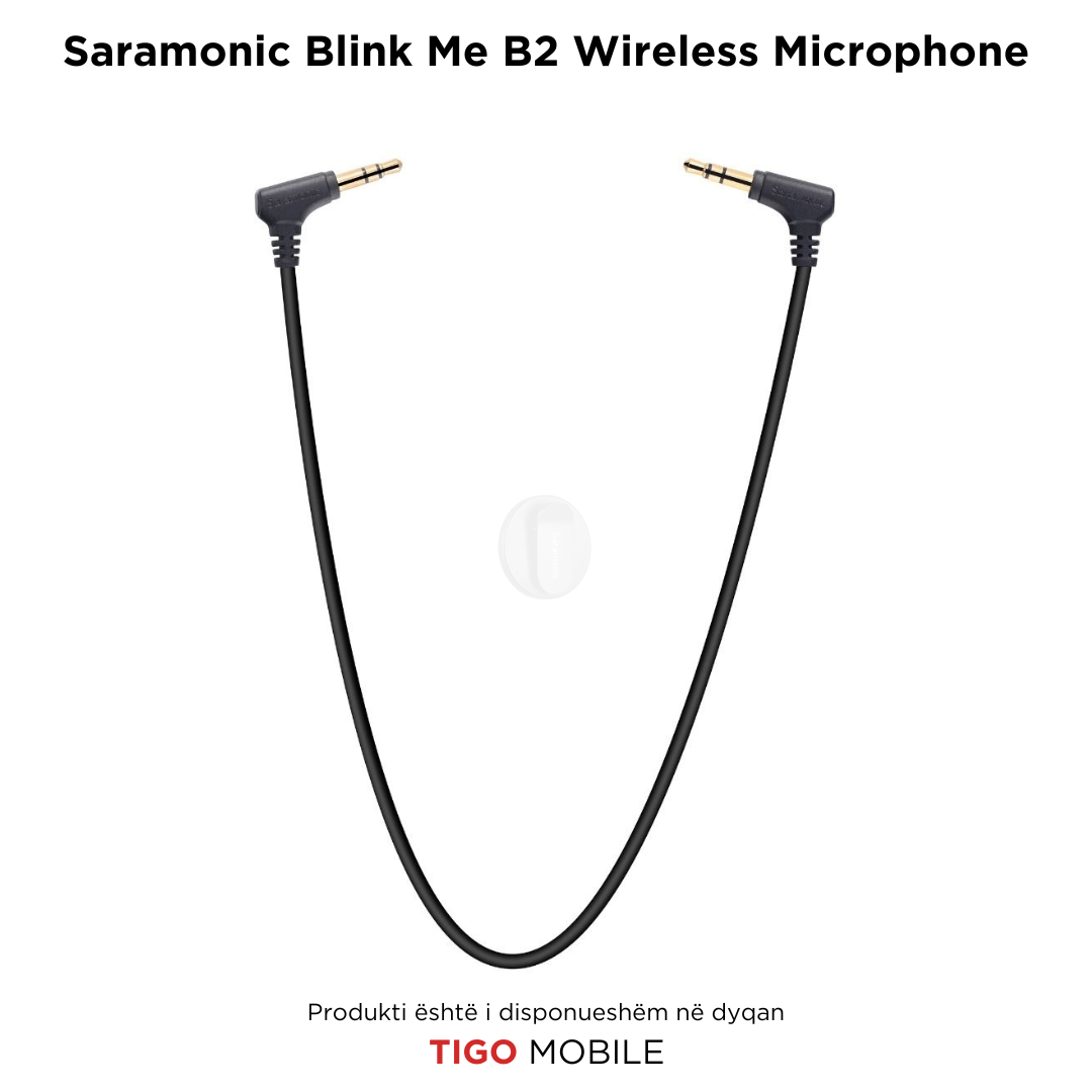 Saramonic Blink Me B2 Wireless Microphone - Mikrofon Wireless Profesional me Dy Transmetues dhe Ekran Touch