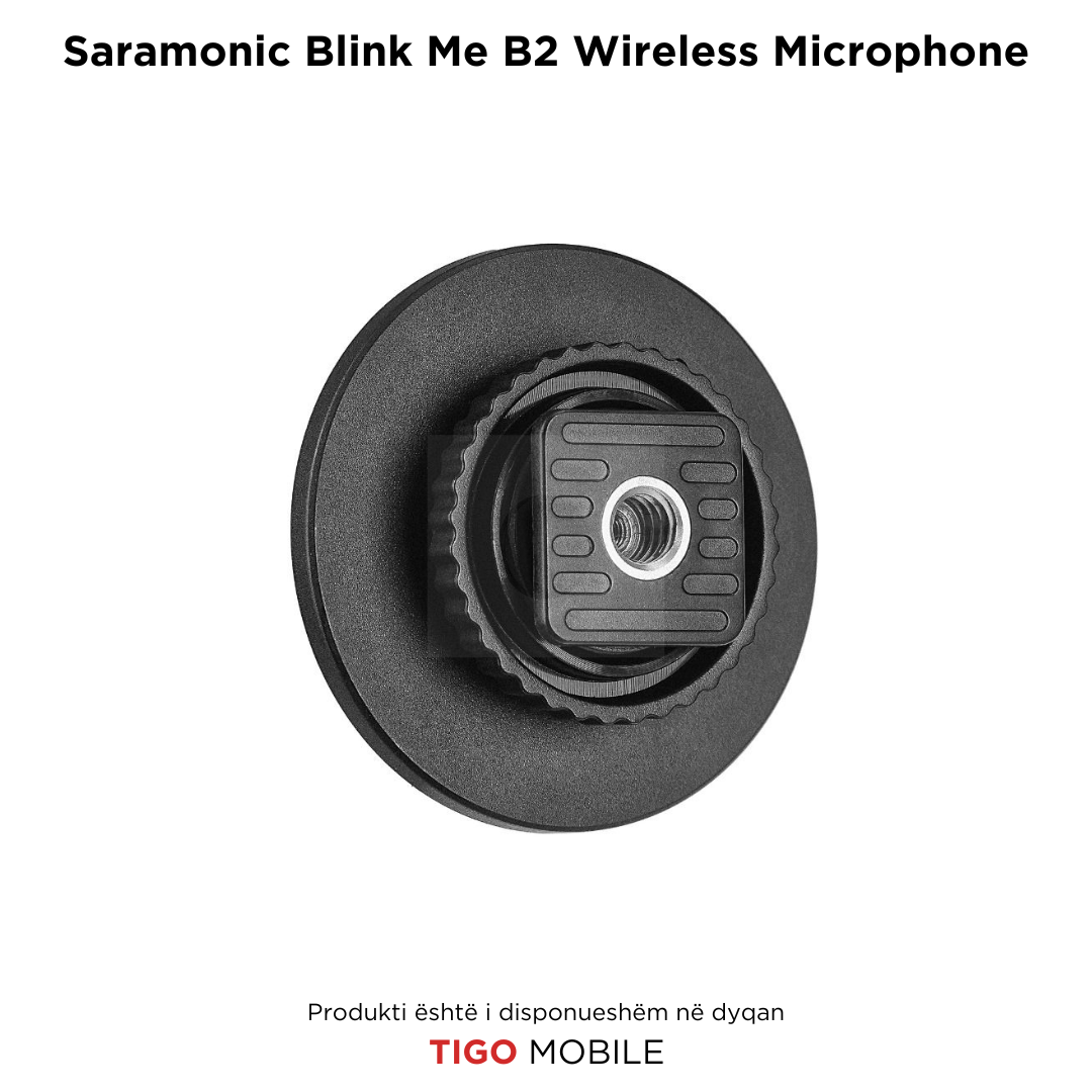 Saramonic Blink Me B2 Wireless Microphone - Mikrofon Wireless Profesional me Dy Transmetues dhe Ekran Touch