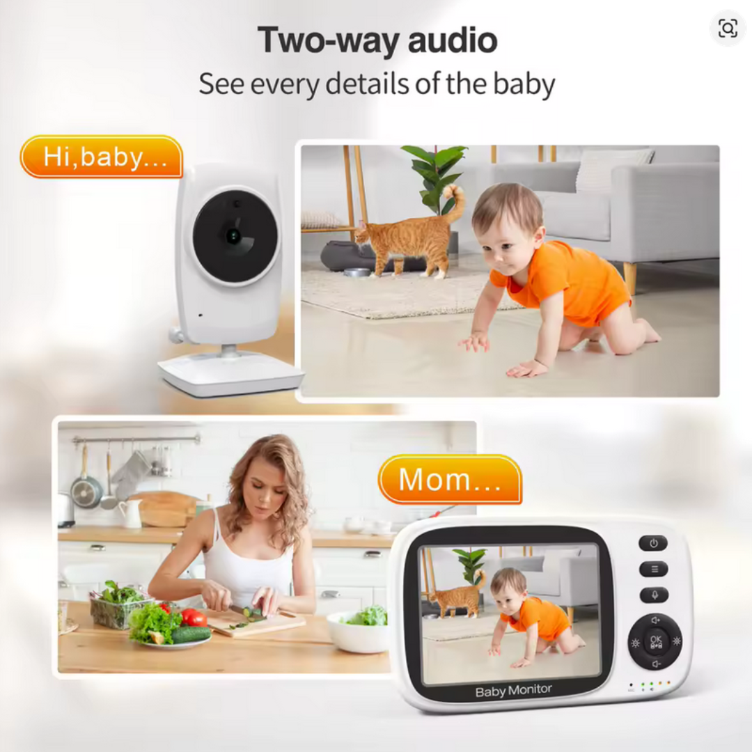 Video Baby Monitor me Ekran 2.4” – Monitorim për Foshnje Kamer