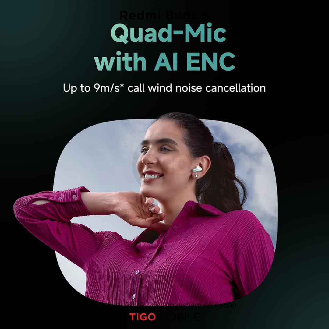 Xiaomi Redmi Buds 6 | Hybrid Noise Cancellation