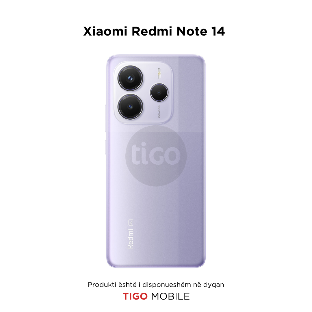 Xiaomi Redmi Note 14 - 4G - Purple Tigo Mobile AL