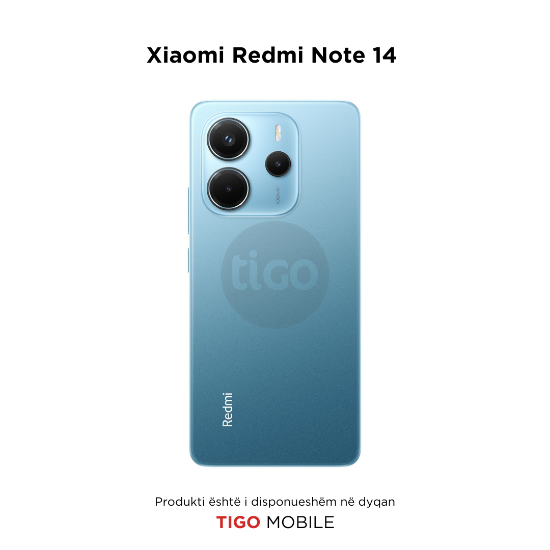 Xiaomi Redmi Note 14 - 4G Blue- Tigo Mobile AL