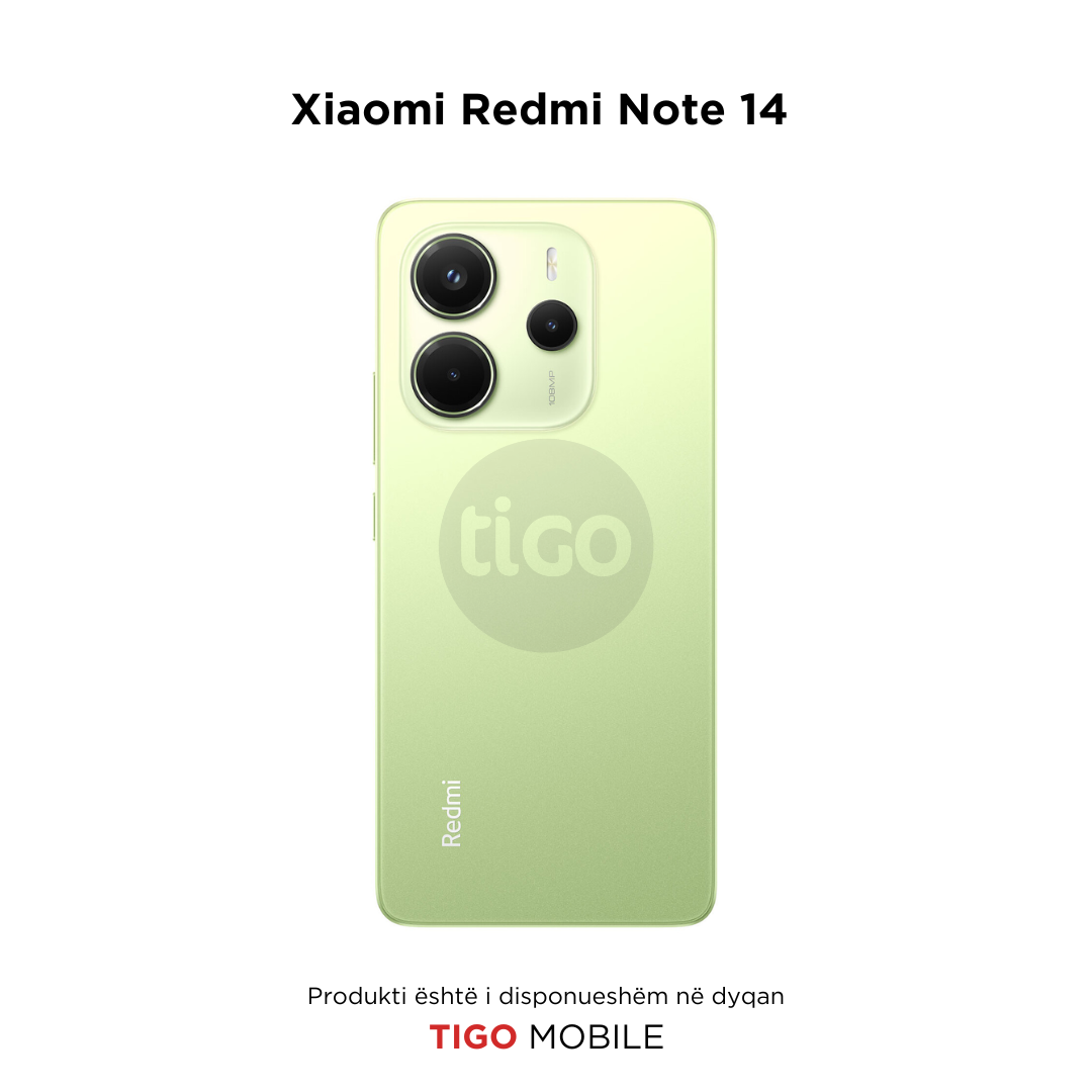 Xiaomi Redmi Note 14 Green- 4G Tigo Mobile AL