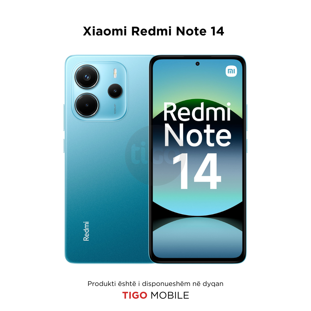 Xiaomi Redmi Note 14 Blue - 4G Tigo Mobile AL