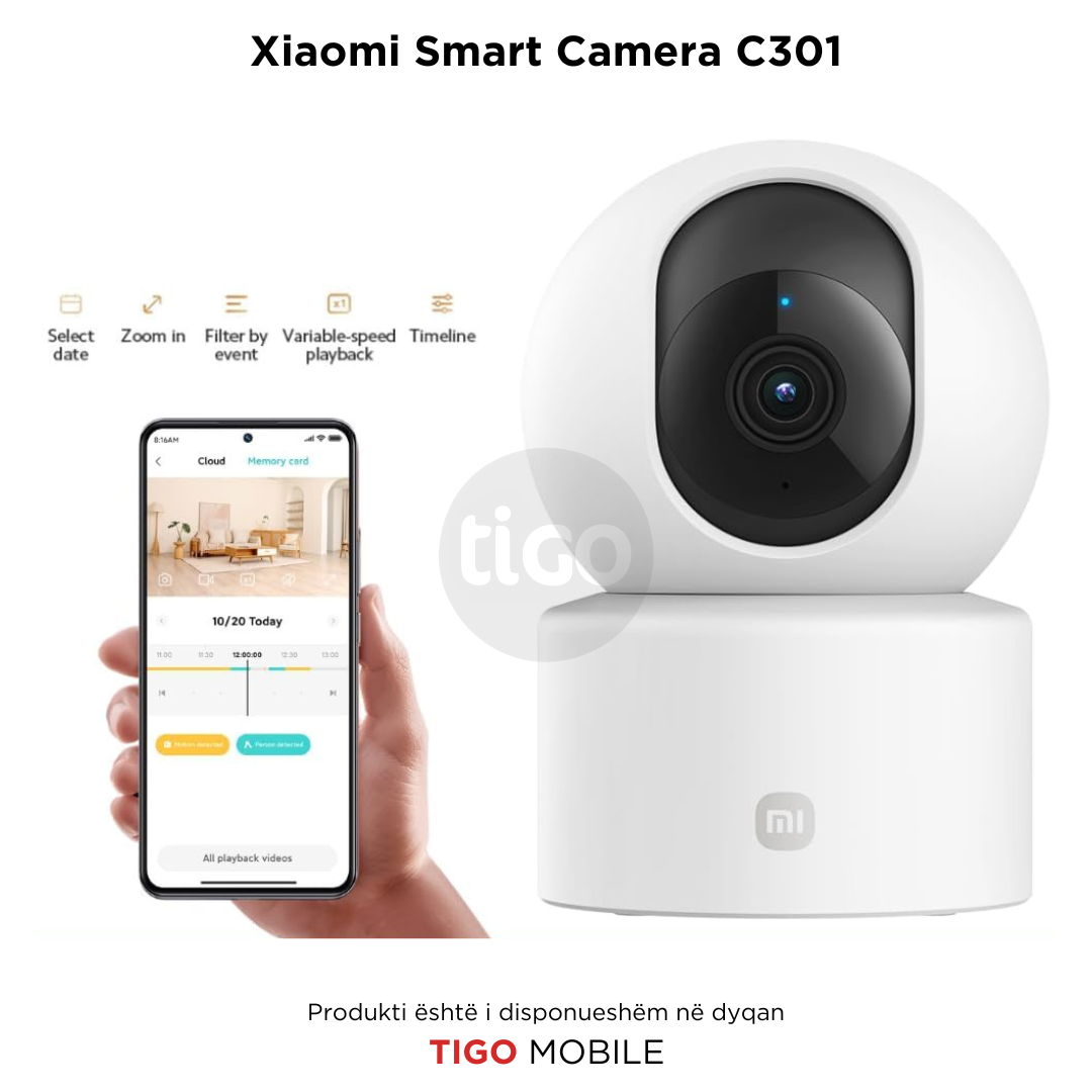 Xiaomi Smart Camera C301 - Kamer Inteligjente