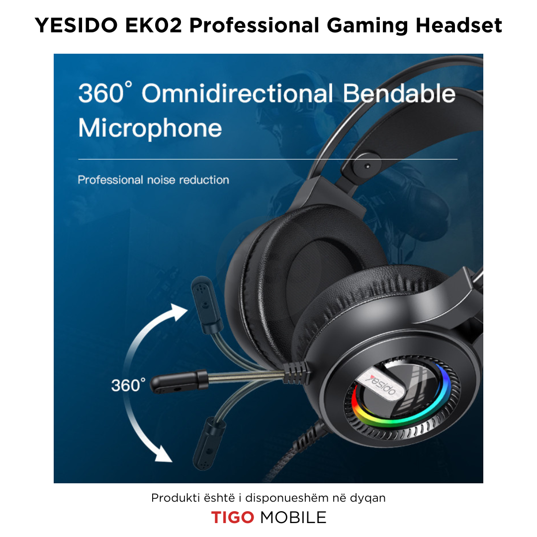 YESIDO EK02 Professional Gaming Headset