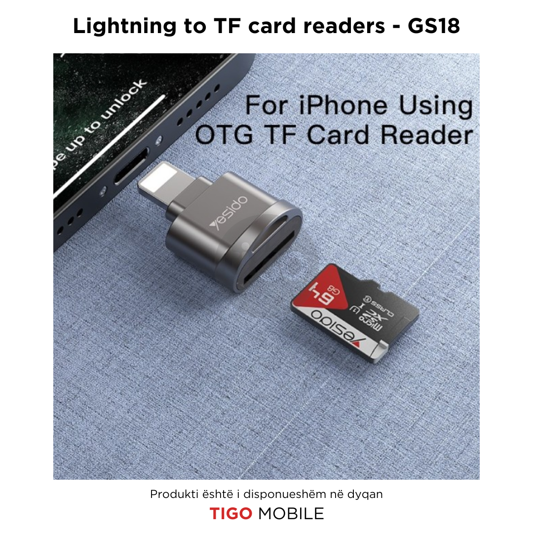 Yesido Lightning to TF card readers - GS18