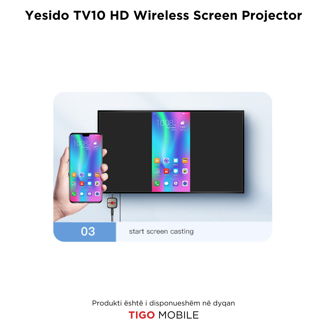 Yesido TV10 HD Wireless Screen Projector