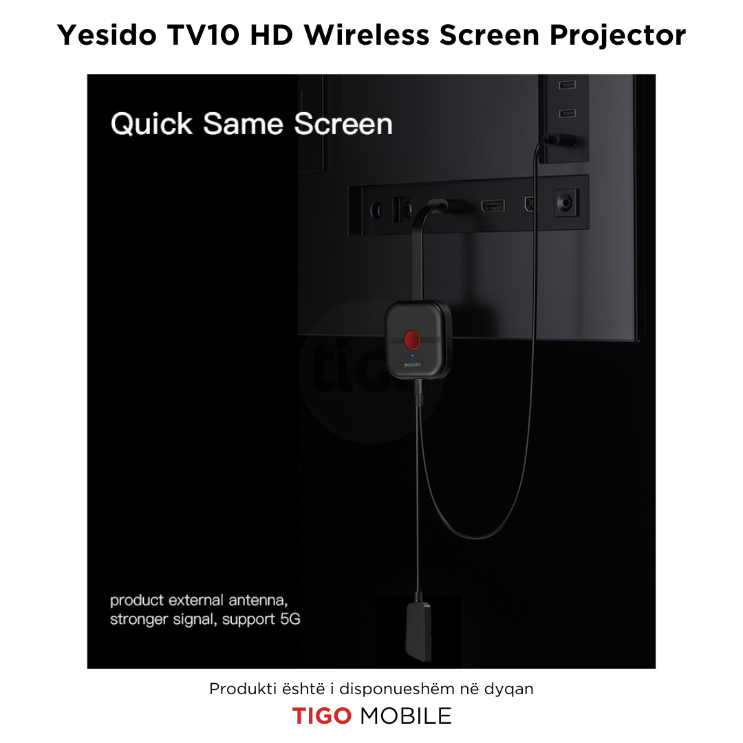 Yesido TV10 HD Wireless Screen Projector