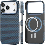 Raptic Kase Telefoni Aramid Fiber Skin-Origin Magsafe Case for iPhone 17 Pro