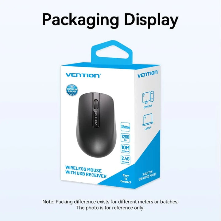 Vention Mouse Wireless me Usb