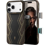 Raptic Kase Telefoni Aramid Skin Magsafe Phone Case for iPhone 17 Pro Max - Scepter