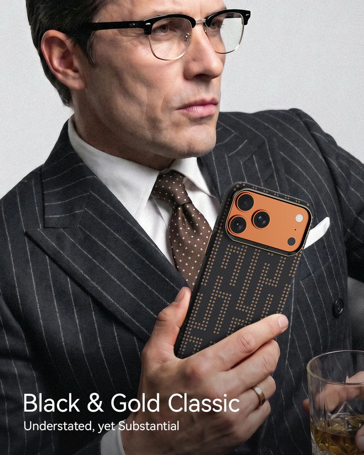 RAPTIC ARAMID SKIN MAGSAFE PHONE CASE OR IPHONE 17 PRO MAX-grid valor