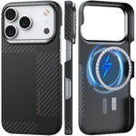 Raptic Kase Telefoni Aramid Fiber Geotik Magsafe Case for iPhone 17 Pro