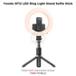 Yesido SF12 LED Ring Light Stand Selfie Stick