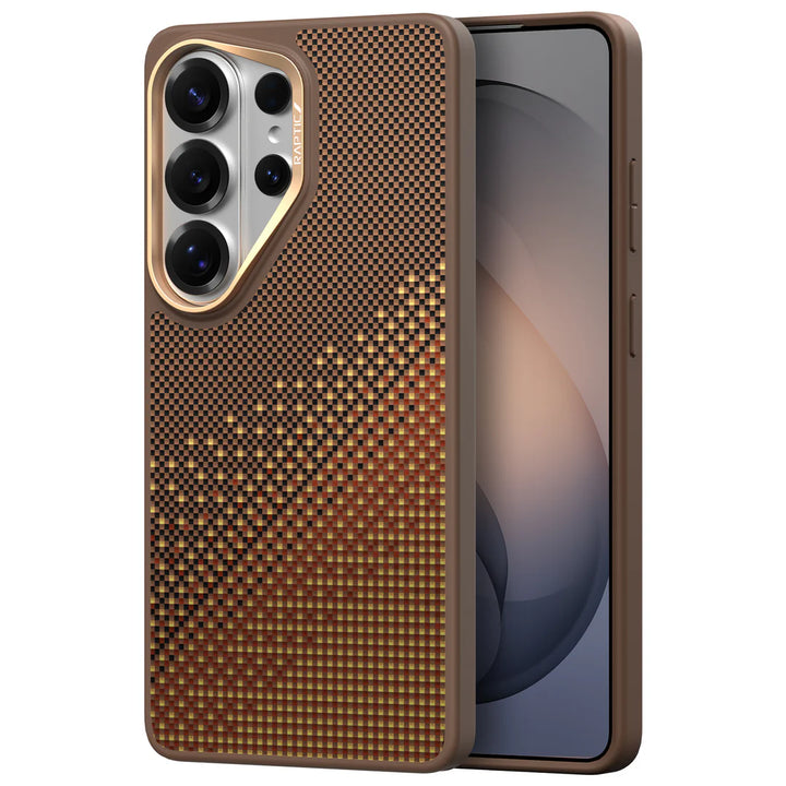 Raptic Kase Telefoni Aramid-Dual for SamSung Galaxy S26 Ultra - serenity amber