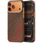 Raptic Kase TelefoniRaptic Aramid Skin 2 in 1 Phone Case & Ring Stand Bundle Kit for iPhone 17 Pro Max - serenity amber