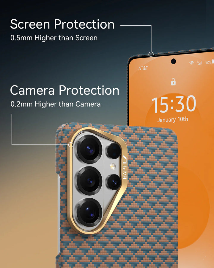 Raptic Kase TelefoniRaptic Aramid-Dual for SamSung Galaxy S26 Ultra - destiny