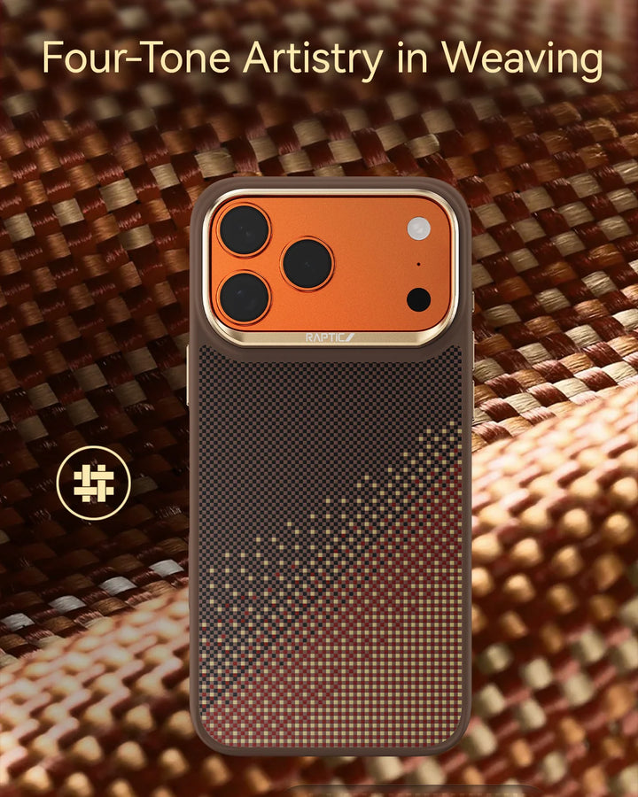 Raptic Aramid Dual Ultra for iPhone 17 Pro Max - serenity amber