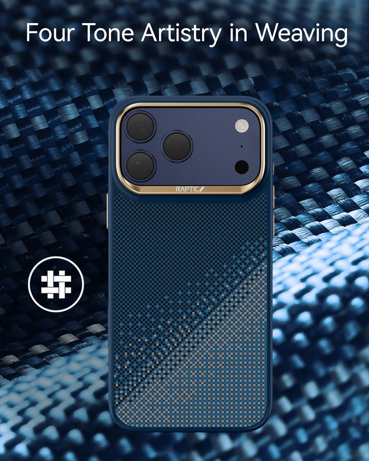 Raptic Aramid Dual Ultra for iPhone 17 Pro Max - serenity emerald
