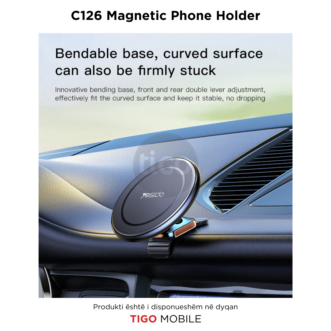 Yesido C126 – Mbajtëse Magnetike për Telefon