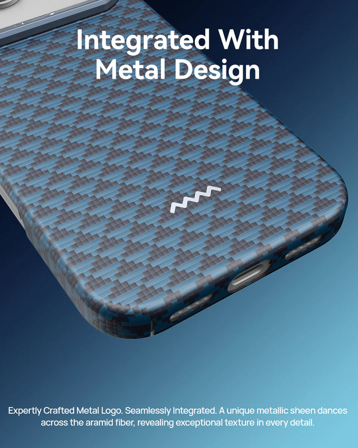 Raptic Kase Telefoni Aramid Fiber Skin-Origin Magsafe Case for iPhone 17 Pro Max