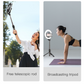 Yesido SF12 LED Ring Light Stand Selfie Stick