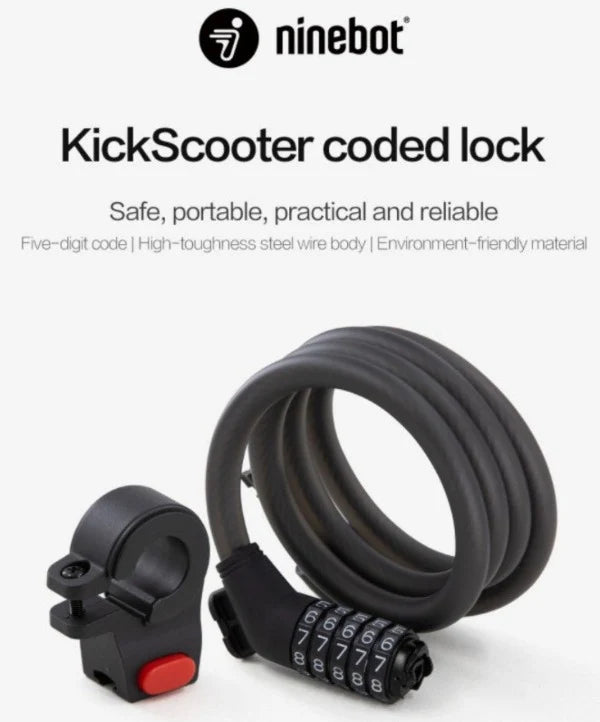 NINEBOT CABLE LOCK FOR SCOOTER & BIKE
