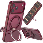 RAPTIC AIR STAND MAGSAFE PHONE CASE FOR IPHONE 18 PRO MAX -BURGUNDY