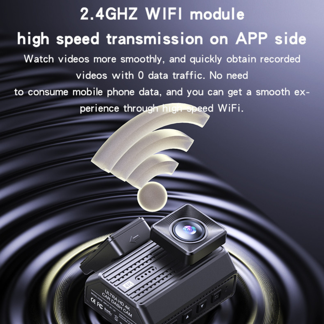 Yesido KM15 – Regjistrues 4K për Makina me Ekran të Madh, Dy Kamera, Vëzhgim 24 orë dhe Regjistrim me Ndjeshmëri nga Goditjet Dual Dash Cam - KM15 Yesido 4K Big Display Front Rear Dual Recording Vibration Triggers Recording Driving Recorder
