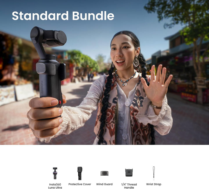 Insta360 Kamera Luna Ultra Dual-Lens 8K Gimbal Camera Creator Kit