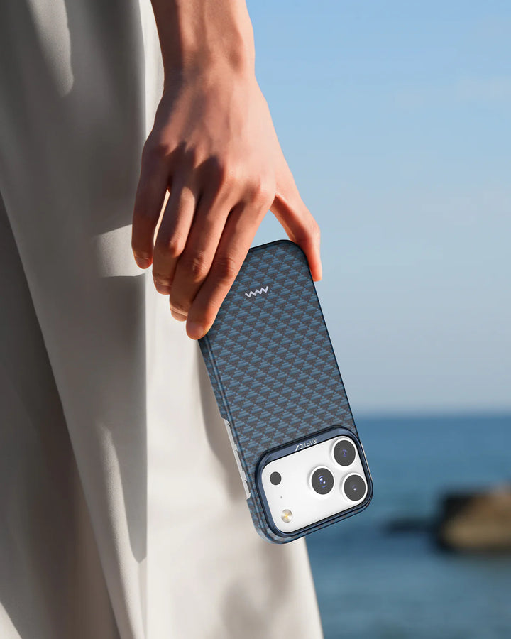 Raptic Kase Telefoni Aramid Fiber Skin-Origin Magsafe Case for iPhone 17 Pro
