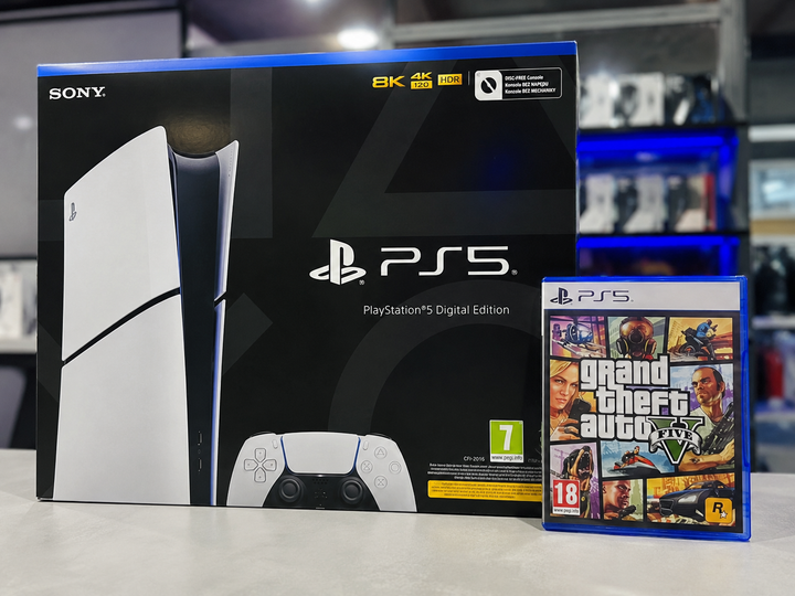 Playstation 5 slim 1 TB + Loje GTA 5