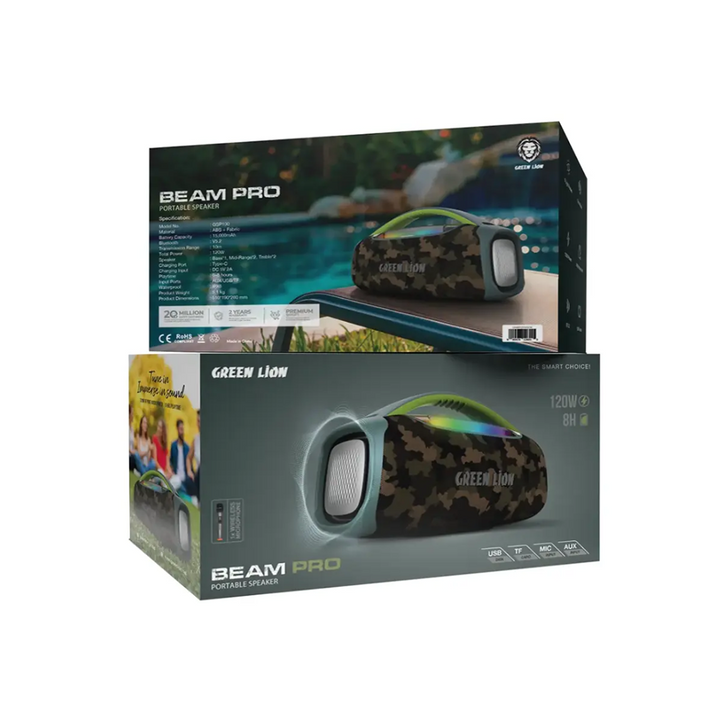 Green Lion Beam Pro Boks Bluetooth