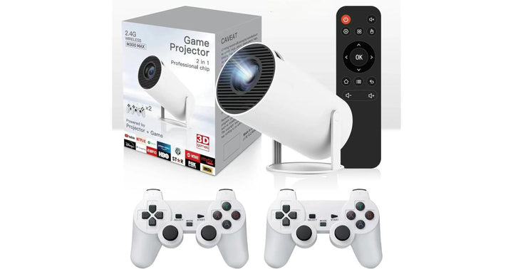 Projektor - M300 Max Game Projector Retro - 2in1 Professional Chip
