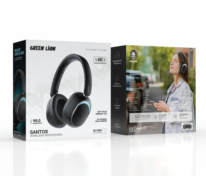 Green Lion kufje headphones SANTOS