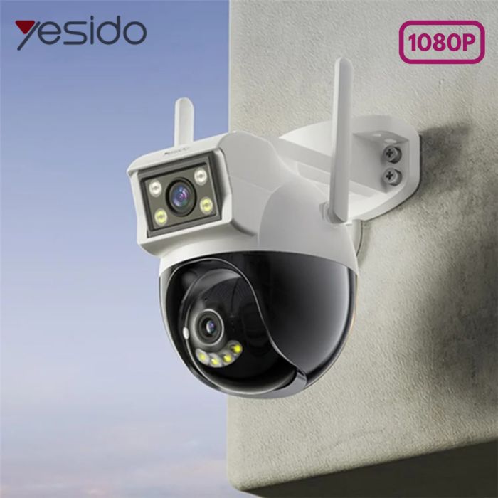 Yesido Kamera sigurie Dual Camera Smart Outdoor HD Camera With Night Vision KM12