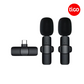 K9 Wireless Dual Microphone per Iphone & Android