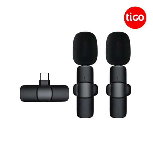 K9 Wireless Dual Microphone per Iphone & Android