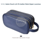 WiWU - Cante per Meshkuj - Salem Pouch LUX PU leather Metal Zipper Luxurious