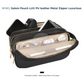 WiWU - Cante per Meshkuj - Salem Pouch LUX PU leather Metal Zipper Luxurious