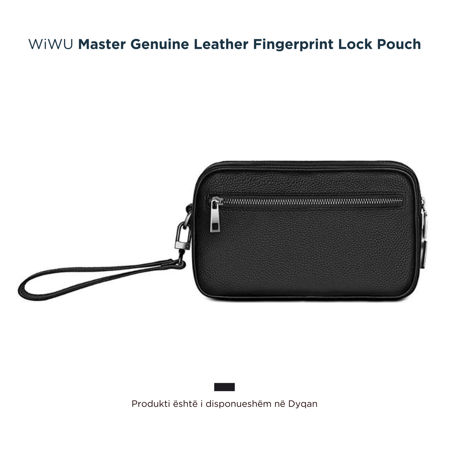 WiWU - Cante per Meshkuj Lekure - Master Genuine Leather Fingerprint Lock Pouch