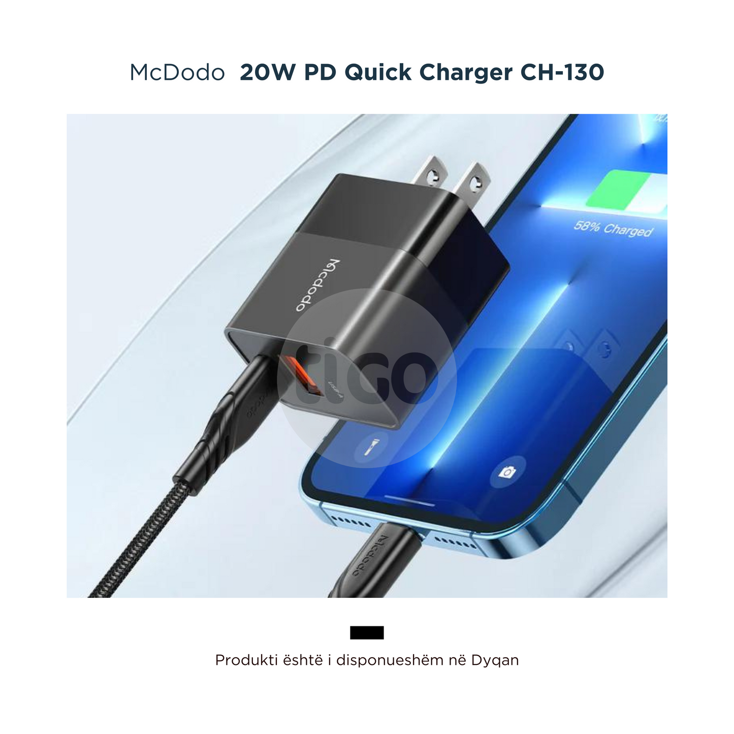 McDodo - Karikues Fast Charger 20W PD Quick Charger CH-130