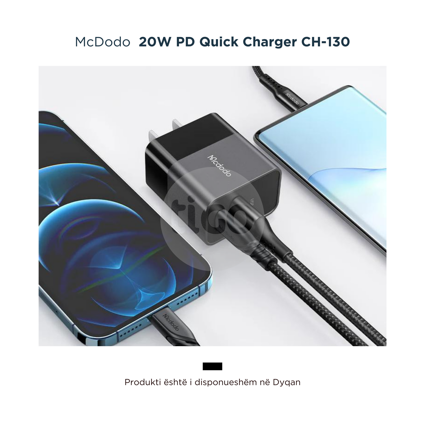 McDodo - Karikues Fast Charger 20W PD Quick Charger CH-130