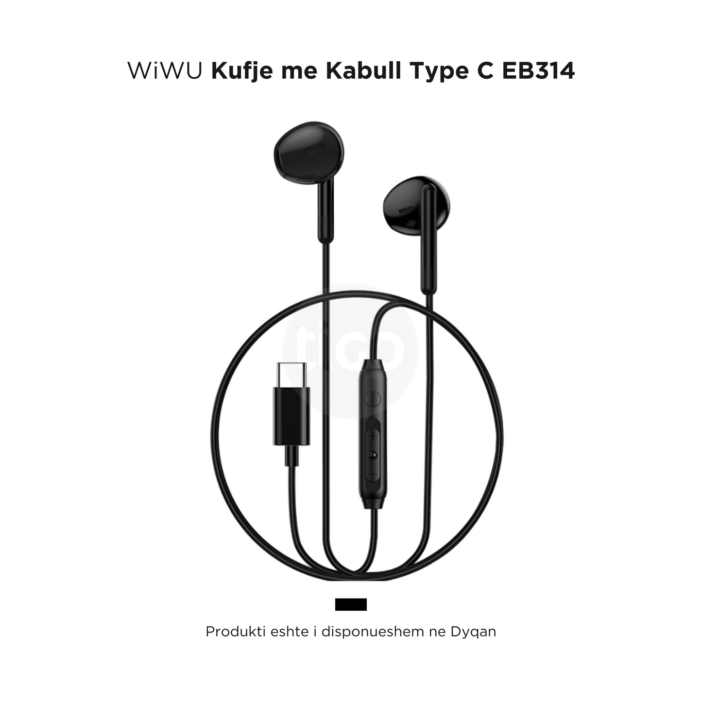 WiWU - Kufje me Kabull Type-C EB314