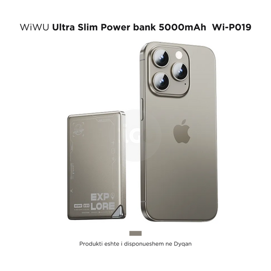 WiWU - Ultra Slim Power Bank 5000mAh - Wi-P019