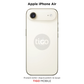 White Apple iPhone Air with Tigo logo on a white background