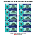 Bateri Sony SR621SW  – Për Ora & Pajisje me Konsum të Ulët - 5pc